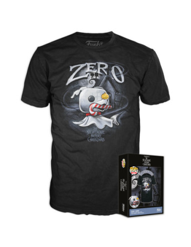 Disney: Funko Boxed Tee - The Nightmare Before Christmas - Zero w/Cane Tg. XL