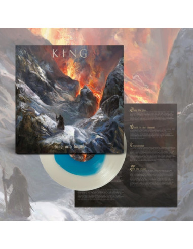 King - Fury And Death (White and Blue Vinyl)