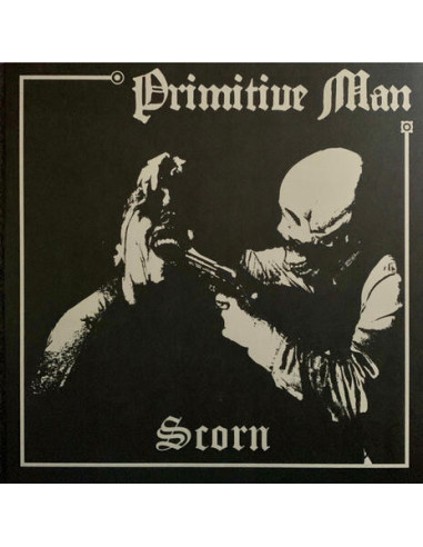 Primitive Man - Scorn - Black Ice With Bone White Splat.