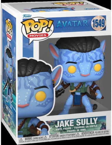 Avatar The Way of Water: Funko Pop! Movies Icons - Jake Sully (Battle) (Vinyl Figure 1549)