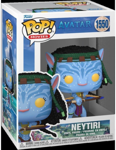 Avatar The Way of Water: Funko Pop! Movies Icons - Neytiri (Battle) (Vinyl Figure 1550)