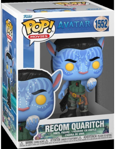 Avatar The Way of Water: Funko Pop! Movies Icons - Recom Quaritch (Vinyl Figure 1552)