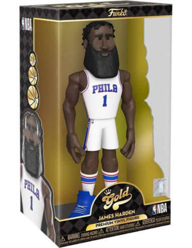 Basketball: Funko Pop! Gold - Nba - Rockets - James Harden (12) (Premium Vinyl Figure)