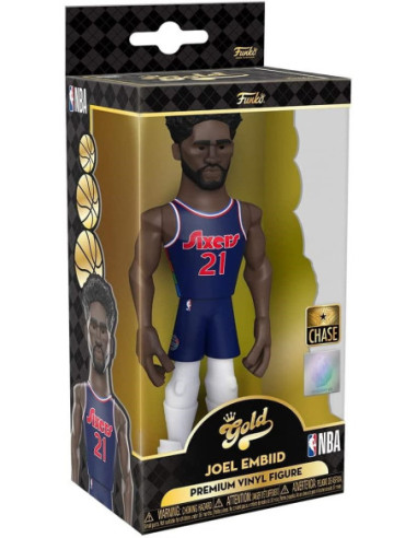 Basketball: Funko Pop! Gold - Nba - Sixers - Joel Embiid (5) (Premium Vinyl Figure)