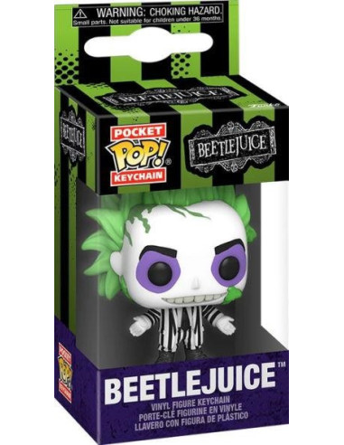 Beetlejuice: Funko Pop! Keychain - Beetlejuice (Portachiavi)