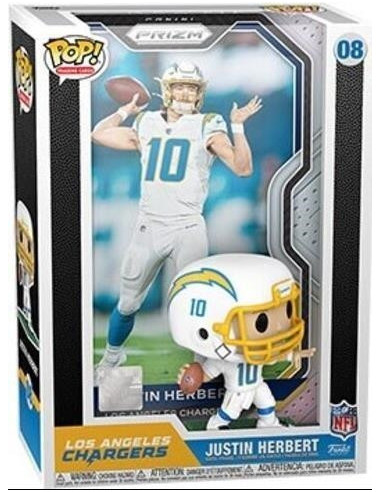 American Football: Funko Pop! Trading Cards - Nfl - Justin Herbert (Vinyl Figure 08)