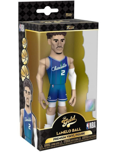 Basketball: Funko Pop! Gold - Nba - Hornets - Lamelo Ball (5) (Premium Vinyl Figure)