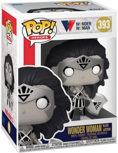 Dc Comics: Funko Pop! Heroes - Wonder Woman 1984 - Wonder Woman Black Lantern (Vinyl Figure 393)