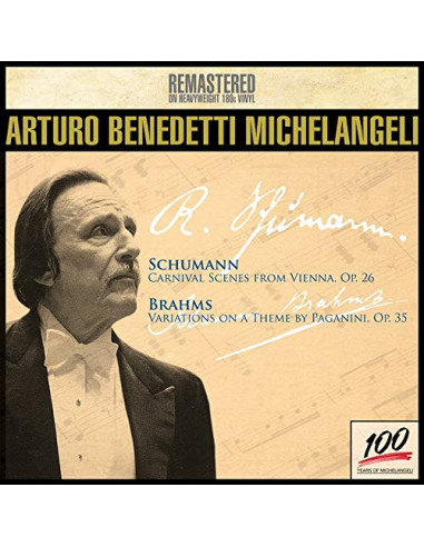 Benedetti Michelangeli, Arturo - Schumann: Carnevale Di Vienna  Brahms: Variazioni Su Un Tema Di Paganini