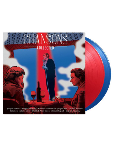 Aa.Vv. - Chansons Collected - Lp 180 Gr.  Insert 2000 Cps On Red (Lp1) and Blue (Lp2)Viny