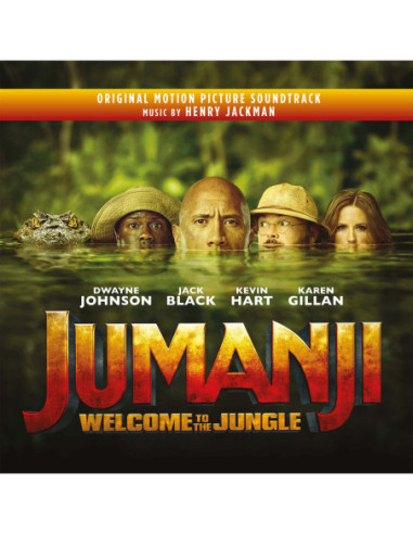 O.S.T. - Jumanji: Welcome To The Jungle - Lp 180 Gr. Colored Silver and Black Marbled 250