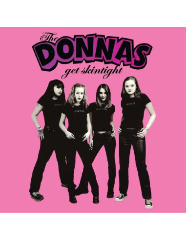 Donnas The - Get Skintight - Remastered Purple With Pink Swirl Vinyl Edition  4-Page Insert