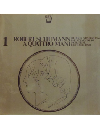 Schumann Robert - Robert Schumann A Quattro Mani, Vol.1 -