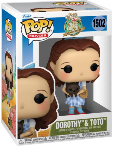 Wizard Of Oz (The): Funko Pop! Movies  - Dorothy With Toto (Vinyl Figure 1502)