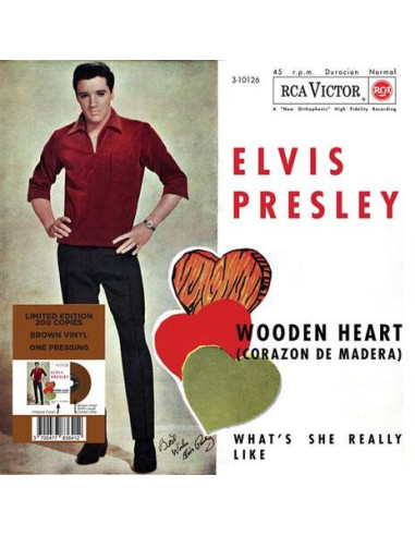 Elvis Presley - Ep Tranger N 10 - Wooden Heart (Spain) sp