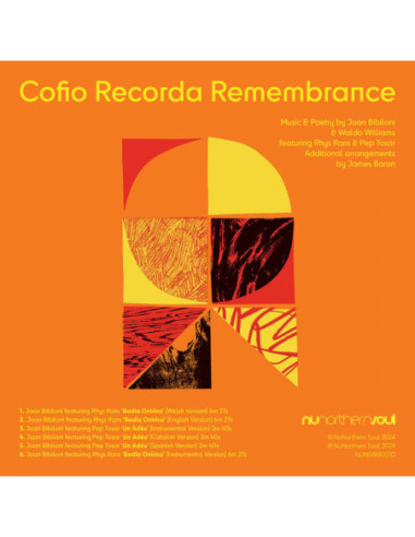 Bibiloni Joan( Feat. Rhys Ifans, Pep Tosar) - Cofio Recorda Remembrance (12p)