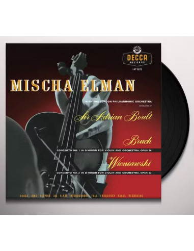 Mischa Elman Adrian Boult and London Philharmonic Orchestra - Violinkonzerte