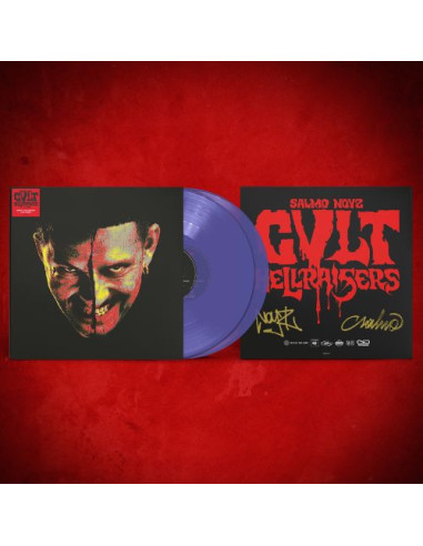 Salmo Noyz - Cvlt - Hellraisers - 2Lp Light Purple Autografato