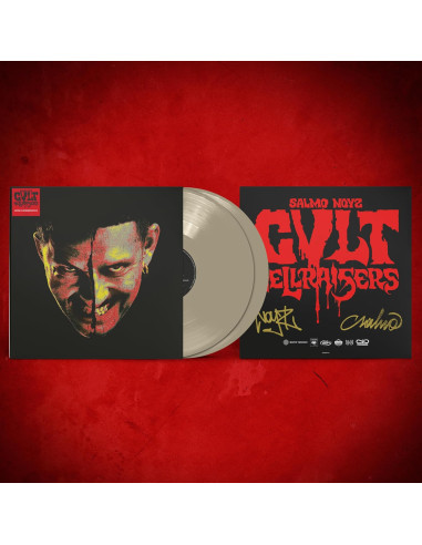 Salmo Noyz - Cvlt - Hellraisers - 2Lp Gold Autografato