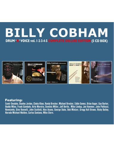 Cobham Billy - Drum 'N' Voice Vol. 1-2-3-4-5 (Complete Deluxe Box 5 Cd) - (CD)