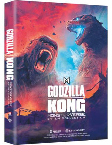 Monsterverse - 5-Film Collection (5 Blu-Ray 4K Ultra Hd-5 Blu-Ray)