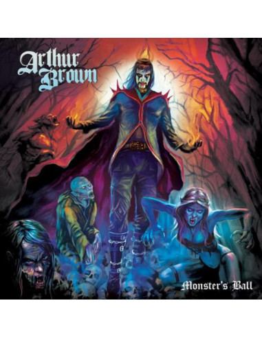 Brown Arthur - Monster'S Ball - Gold/Purple Splatter