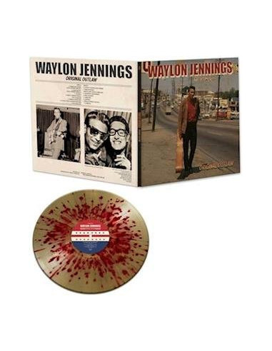 Jennings Waylon, Holly Buddy - Original Outlaw - Red/Gold Splatter