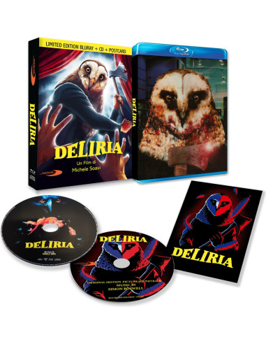 Deliria (Blu-Ray-Cd-Postcard In Slipcase Nobilitato)