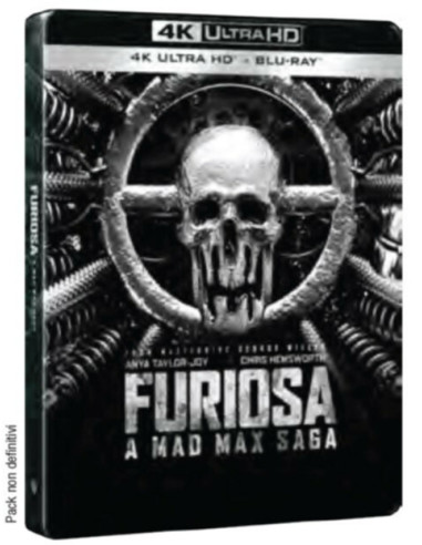 Furiosa: A Mad Max Saga (Ltd Black and Chrome Steelbook) (4K Ultra Hd-Blu-Ray)