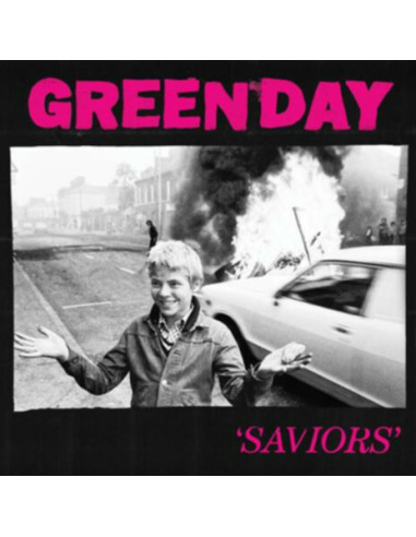 Green Day - Saviors (12p Vinyl Black and Pink Marbled Limited Edt.) (Indie Exclusive)