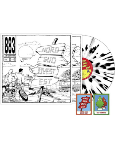 883 - Nord Sud Ovest Est (Original Version 1993 Vinile 180 Gr. Splatter - 2 Figurine)