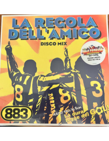 883 - La Regola Dell'Amico Vinyl Single Remix (Vinile 180Gr. Blu - 2 Figurine)