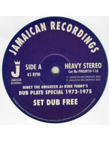 Niney The Observer - Set Dub Free/Dub Born Free