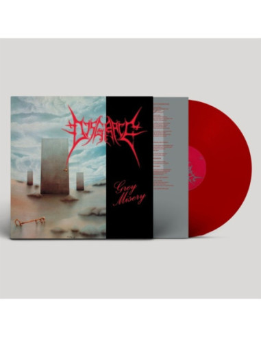 Disgrace - Grey Misery - Transparent Red Vinyl