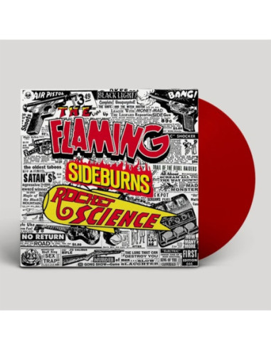 Flaming Sideburns - Rocket Science (Original Artyfacts From The Psychedelic Era 1996-1999)  (Red Vinyl)