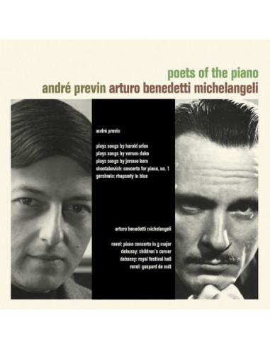 Andre Previn/Arturo - Poets Of The Piano - (CD)