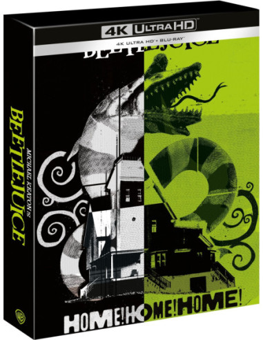 Beetlejuice - Spiritello Porcello (1988) (Steelbook Ulta CE) (Blu-Ray 4K Ultra Hd/Blu-Ray)