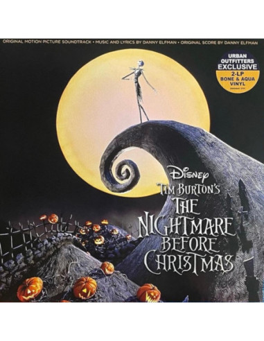 Ost - The Nightmare Before Christmas Di Tim Burton (2Xbone Aqua Vinyl)