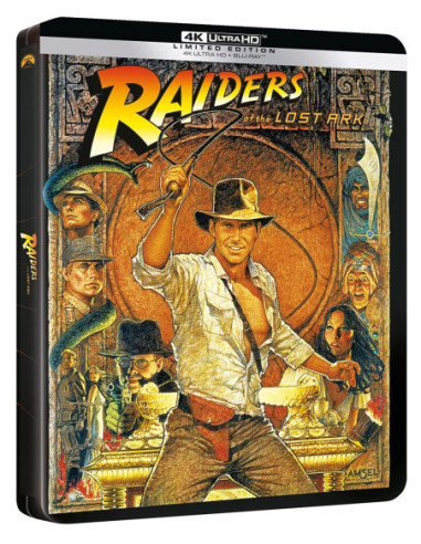 Indiana Jones E I Predatori Dell'Arca Perduta (Steelbook) (Blu-Ray Uhd - Blu-Ray)