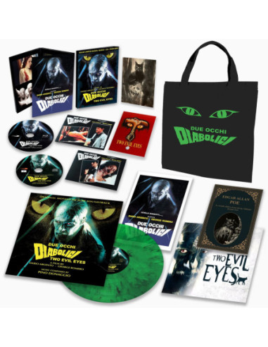 Due Occhi Diabolici (Ultra Limited Deluxe Bag 100 Copie) (Blu-Ray-Cd-Lp-Libro)