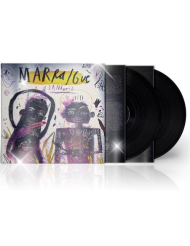 Marracash e Guè Pequeno - Santeria (Marra/Guè) 2LP ARTWORK IN CARTA LAMINATA