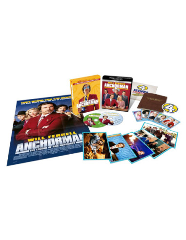 Anchorman - La Leggenda Di Ron Burgundy (Edizione Collector'S 20 Anniversario) (4K Ultra Hd-Blu-Ray Hd)