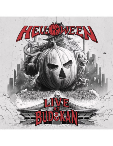 Helloween - Live At Budokan - Marbled Red / White