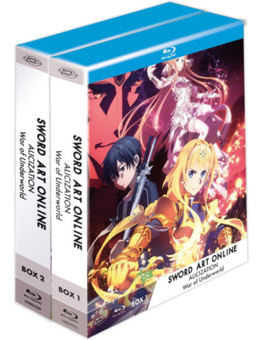 Sword Art Online Alicization War Of Underworld - Bundle Ltd Box n.01-02 (Eps 01-23) (6 Blu-Ray)