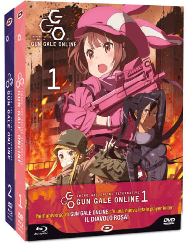 Sword Art Online Alternative Gun Gale Online Bundle n.01-02 (Eps 01-12) (Blu-Ray/Dvd) (Ltd)