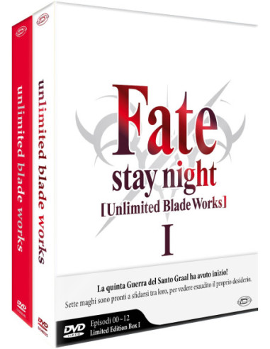 Fate/Stay Night - Unlimited Blade Works - Bundle Stagione 01-02 (Eps 00-25) (6 Dvd) (Limited Edition Box)