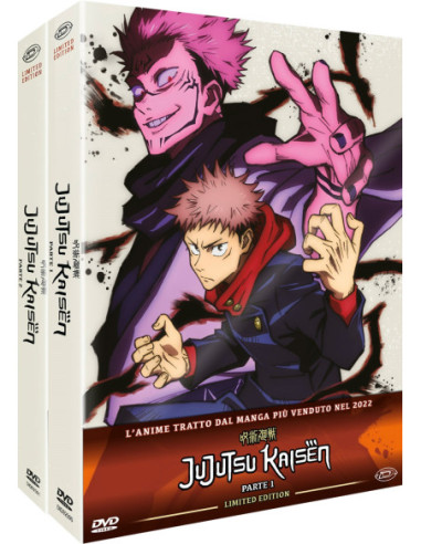 Jujutsu Kaisen - Bundle Limited Edition Box-Set n.01-02 (Eps.01-24) (6 Dvd)