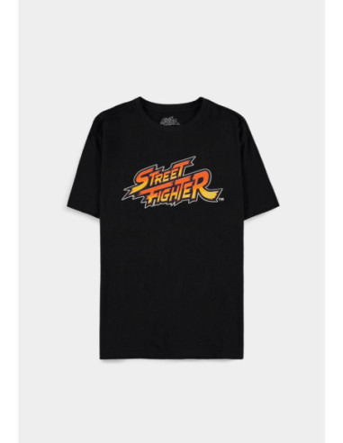 Street Fighter - Men'S Short Sleeved T-Shirt - L Short Sleeved T-Shirts M Black