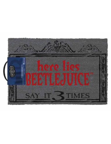 Beetlejuice: Pyramid - Here Lies Beetlejuice (Door Mat / Zerbino)