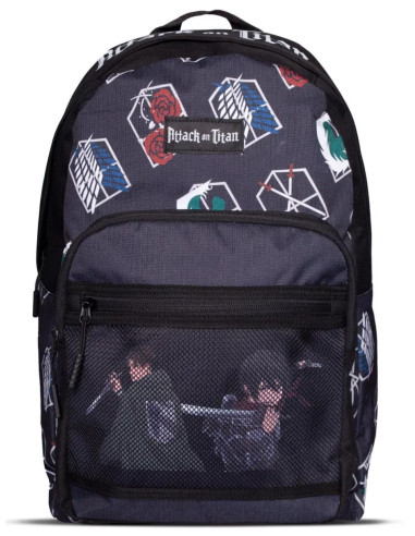 Attack On Titan: Backpack Black (Zaino)